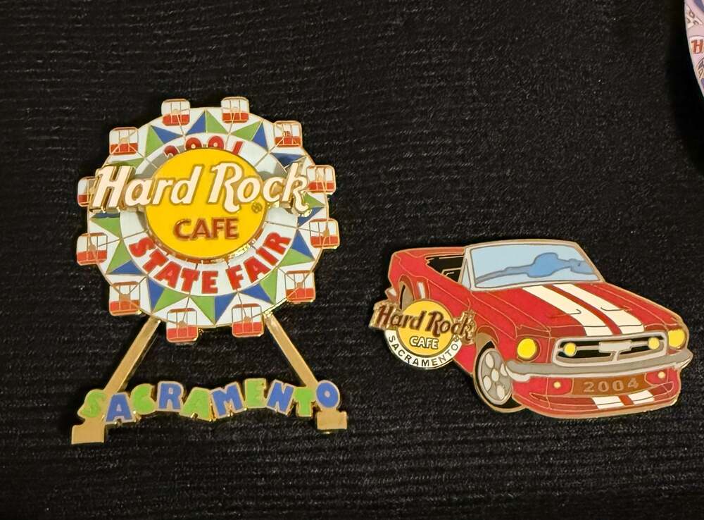 Hard Rock Cafe Sacramento Pins - Lot of 2